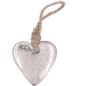 Preview: Aluguss Herzen mit Strickhänger