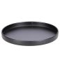 Preview: Rundes Metall Tabletts in schwarz
