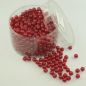 Preview: Rote Deko Perlen 10mm, Acryl, günstig. 600 Stück