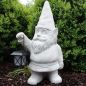 Preview: Gartenzwerg mit Solarlaterne, Figur Gnom. 53 cm.