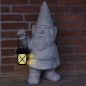 Preview: Gartenzwerg mit Solarlaterne, Figur Gnom. 53 cm.