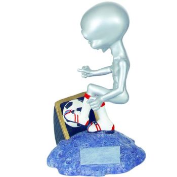 Sport Alien Pokal Figur Fußball Funny