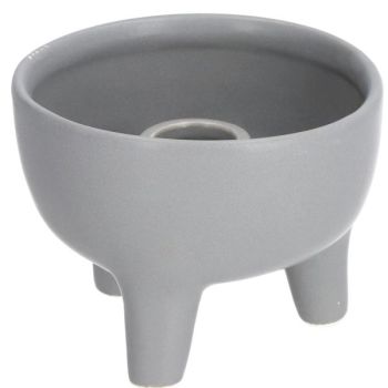 2 Stück mit matt Glasur grau