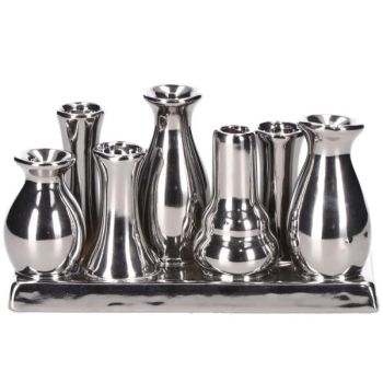 Silbernes Vasen Arrangement X7