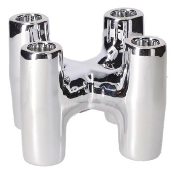 Silberner Kerzenhalter für 4 Kerzen