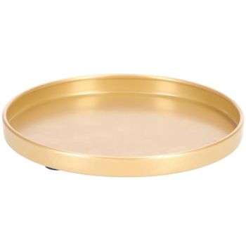 2 Tabletts in goldfarben