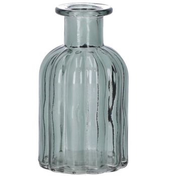 Grüne Vasen 12 Stück, Höhe 11,5cm