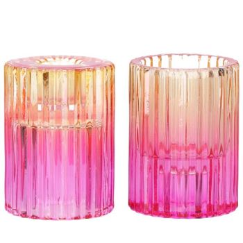 Für Kerzen und Teelichter, 6 Stück