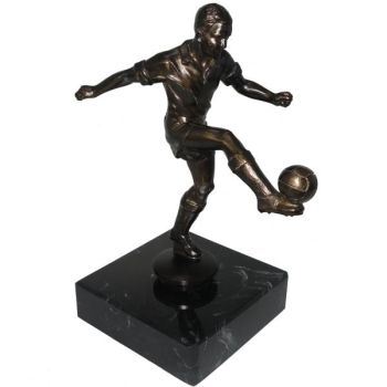 Bronze Figur auf Sockel, 19cm