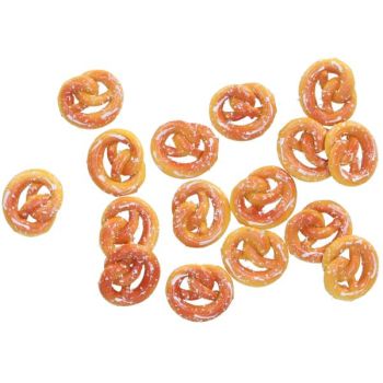 16 Stück Brezeln, Länge 3,5cm