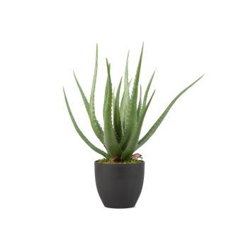 Kunstpflanze Aloe, Pflanze mit Topf. 55 cm.