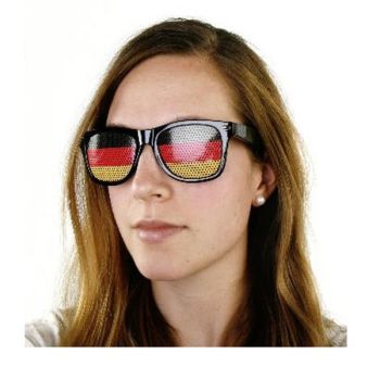 Partybrille Sonnenbrille Deutschland, Einheitsgröße.