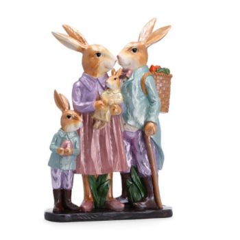 Figuren Osterhasen Familie. 38,5 cm
