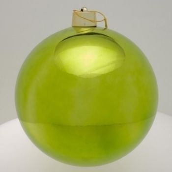 Weihnachtskugel lindgrün glänzend. 30cm. 1 Stück