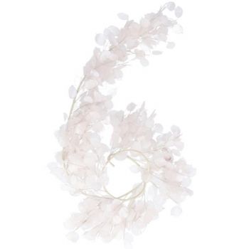 Künstliche Lunaria Girlande, Real Touch, 177 cm