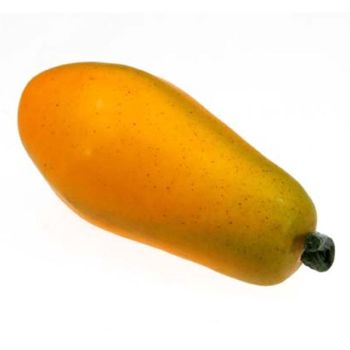 Künstliche Papaya Frucht, naturgetreue Papaya 17cm