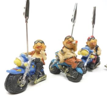 Rocker Figuren Kartenhalter mit Clip