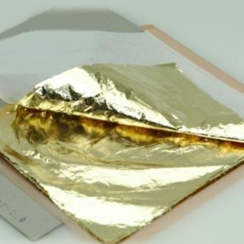 Schlagmetall Gold, 100 Blatt Vergoldungen