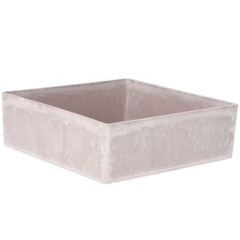 Quadratisches Tablett mit höheren Rand