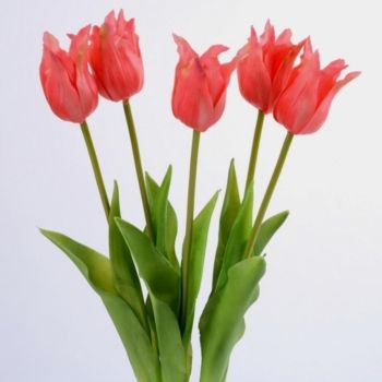 Tulpen Kunstblumen Pink. X5