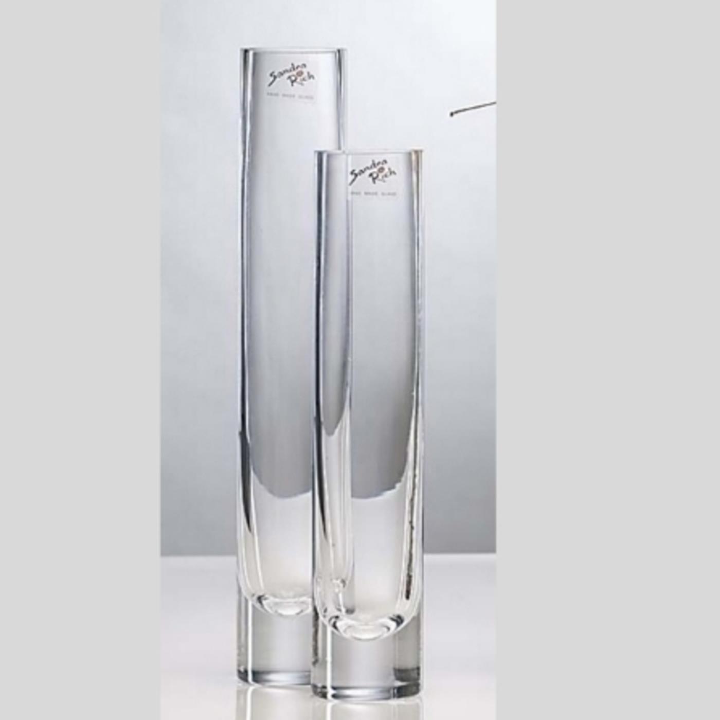 Vase Blumenvase aus Glas 25cm 