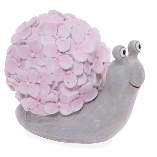 Schnecke mit rosa Haus