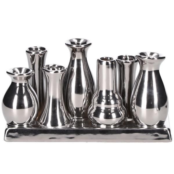 Silbernes Vasen Arrangement X7