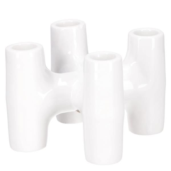 Kerzenhalter X4 in weiss