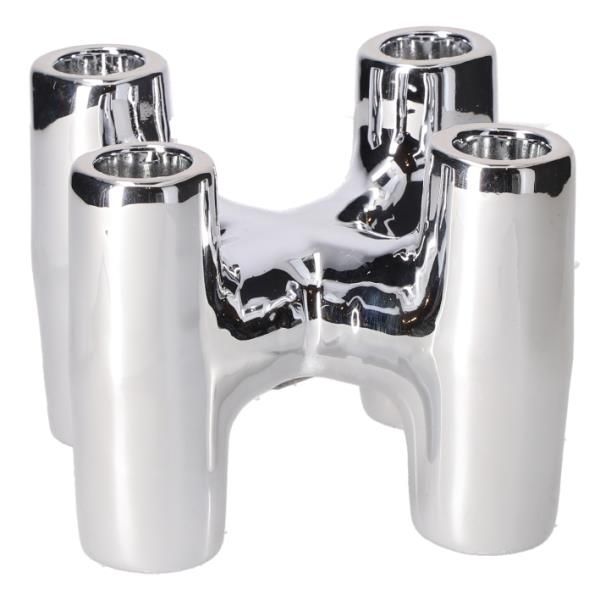 Silberner Kerzenhalter für 4 Kerzen