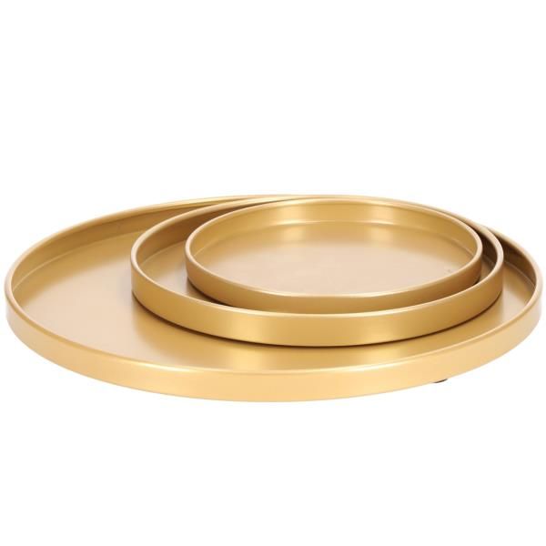 Tablett in der Farbe gold, verschiedene Größen