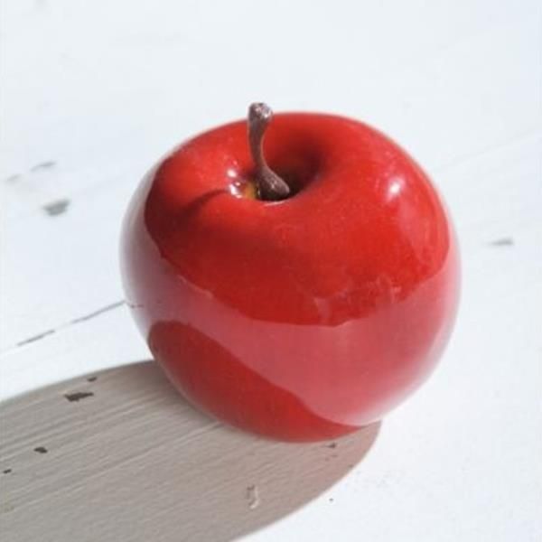 Rot Lack Apfel, D 6,5cm