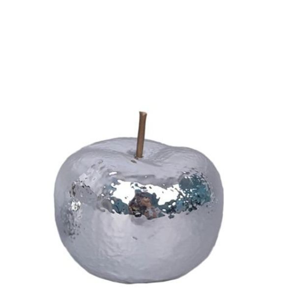 Silberne Apfel Dekoration