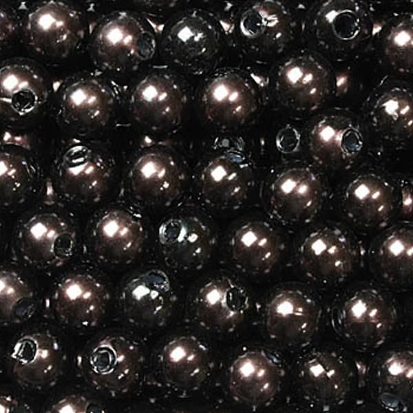 Braune Kunststoff Perlen Dekoration