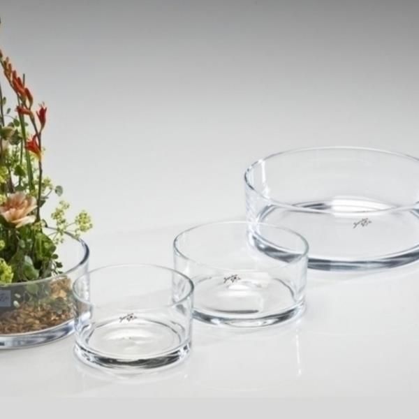 4 Stück Glasschalen für Tischdekorationen
