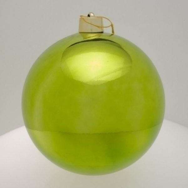 Weihnachtskugel lindgrün glanz. 25cm. 1 Stück