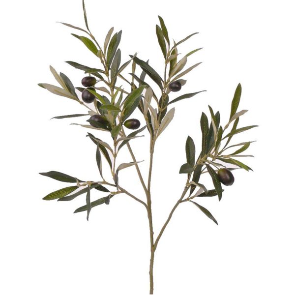 Künstliche Olivenzweige. 55cm. 3 Stück