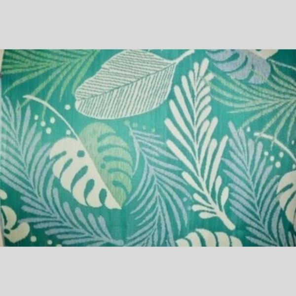 Outdoor Matte Polypropylen, Aqua. 150 cm x 210 cm.