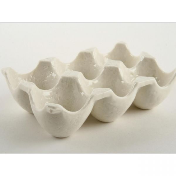 Keramik Eier Pappe zur Präsentation. 1 Stück X 6