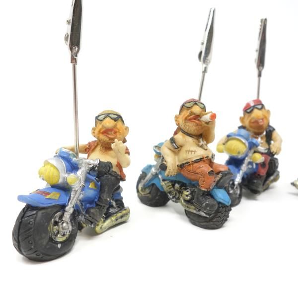 Rocker Figuren Kartenhalter mit Clip