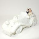 Hochzeitspaar mit Glitzer Cabrio