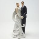 Figur Hochzeitspaar, Braut mit Strass.