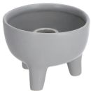 2 Stück mit matt Glasur grau