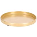 2 Tabletts in goldfarben