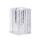 Eckige Kerzenhalter Rille, 3 Stück