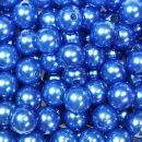 Perlen Kunststoff in blau