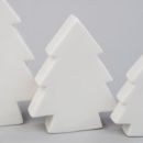 Weißer Porzellan Weihnachtsbaum, Deko Baum, 11 cm