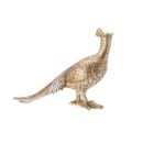Pfau Figur Gold Länge 33cm