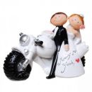 Figur Hochzeit auf Motorrad.