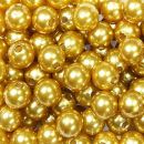 Deko Perlen gold, Bastelperlen, Acrylperlen - 4 Größen wählbar