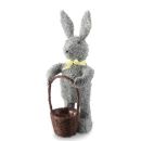 Figur Hase mit Pflanzkorb. 90 cm.